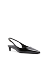 Dolce & Gabbana Slingback Pumps With Kitten Heel And Pointed Toe In Negro