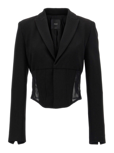Pinko Goldrake Jacket In Black