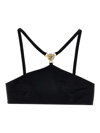 Versace Bikini Tops In Negro