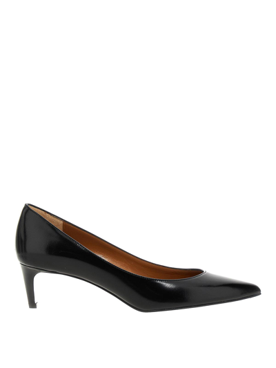 Marni Contrasting Outsole Mid-heel Pumps In Black