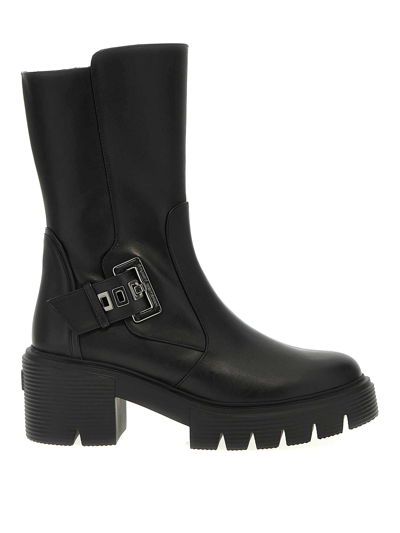 Stuart Weitzman Soho Boots In Negro