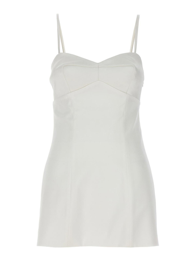 ERMANNO SCERVINO VESTIDO MIDI - BLANCO