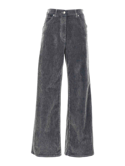 MSGM JEANS BOOT-CUT - GRIS