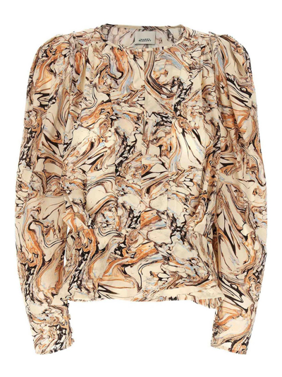 Isabel Marant 'zagra' Blouse In Multi