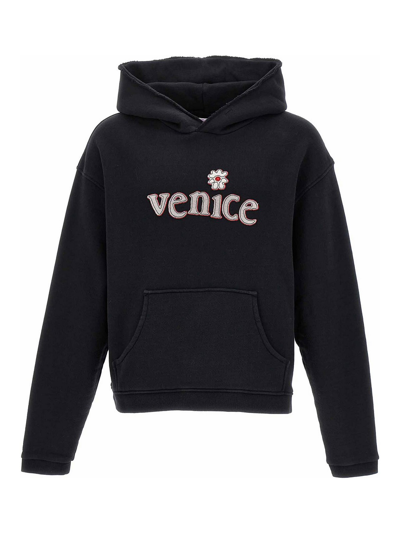 Erl Venice Hoodie In Black
