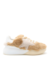 Stella Mccartney Loop Sneakers In Recycled Synthetic Fur In Multi