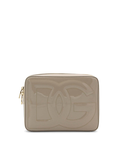 Dolce & Gabbana Beige Leather Shoulder Bag