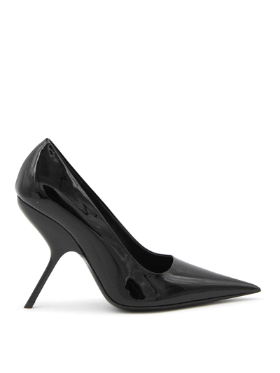 Ferragamo Eva 105 Leather Pumps In Black