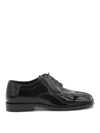 MAISON MARGIELA BLACK LEATHER TABI FORMAL SHOES