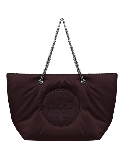 TORY BURCH ELLA TOTE BAG WITH APPLICATION