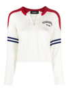 Dsquared2 Logo-print Wool Jumper In White