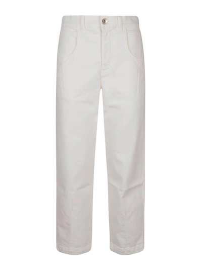 Eleventy Trousers In White