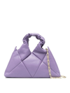 Reco Didi Quilted Nappa Top Handle Bag In Purple