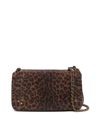 Jérôme Dreyfuss Bobi Leopard-print Shoulder Bag In Nude & Neutrals