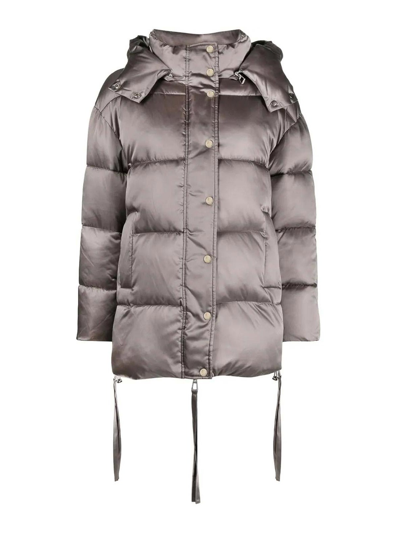 P.A.R.O.S.H SATIN-FINISH PADDED COAT