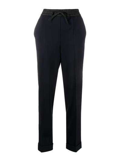 P.a.r.o.s.h Se Straight-leg Trousers In Blue