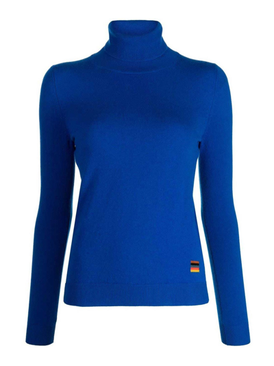 Paul Smith Roll-neck Cashmere Jumper In Blue