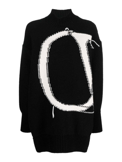 OFF-WHITE OW HIGH-NECK WOOL JUMPER