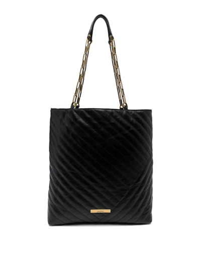 Isabel Marant Matelass-effect Leather Tote Bag In Black