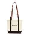 Palm Angels Logo Shopping Bag In Black