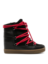Isabel Marant Nowles Suede Ankle Boots In Black