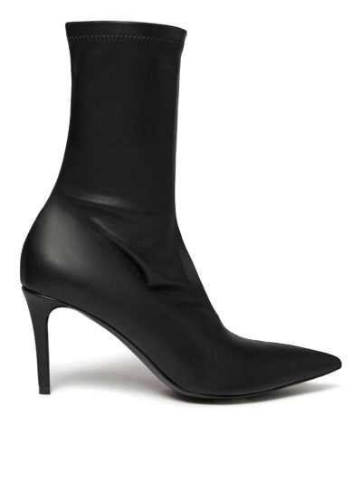 Stella Mccartney Stella Iconic 100mm Ankle Boots In Negro