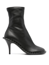 Stella Mccartney Ryder Sock Ankle Boots With Heel In Black