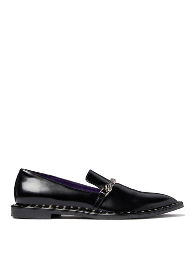 STELLA MCCARTNEY FALABELLA CHAIN-LINK DETAILING LOAFERS