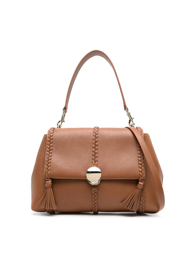 Chloé Penelope Medium Soft Shoulder Bag In Brown
