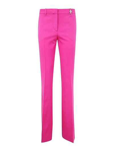 Versace Informal Trouser Responsible Wool Tailoring Fabric Clothing In Pink