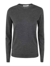 Goes Botanical Long Sleeves Crew Neck Sweater Clothing In Grey