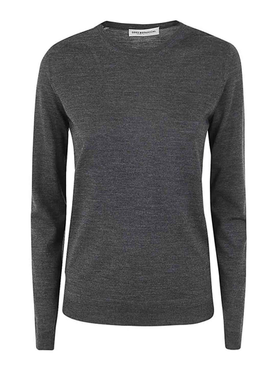 Goes Botanical Long Sleeves Crew Neck Sweater In Grey