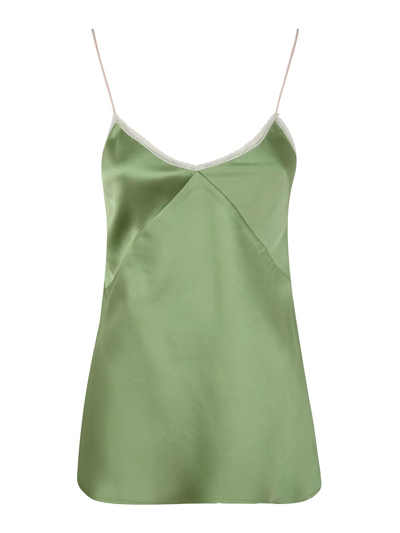 N°21 Thin Straps Top In Green