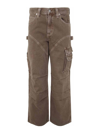 Agolde Feather Maxi Cargo Jeans Clothing In Black