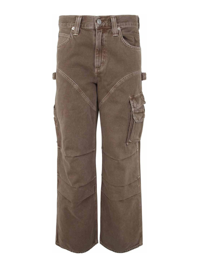 AGOLDE FEATHER MAXI CARGO JEANS