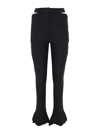 Mugler Black Cutout Trousers In Black