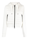 Duvetica Hooded Padded Jacket In White