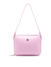 Courrèges Cloud Leather Shoulder Bag In Nude & Neutrals