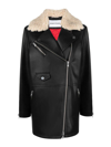 Stand Studio Black Kinsley Faux-leather Coat In Negro