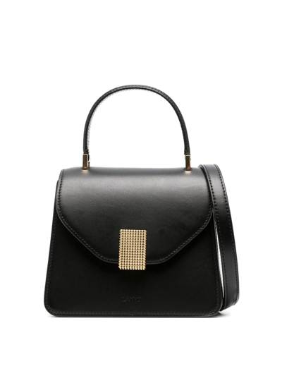 LANVIN CONCERTO LEATHER SHOULDER BAG