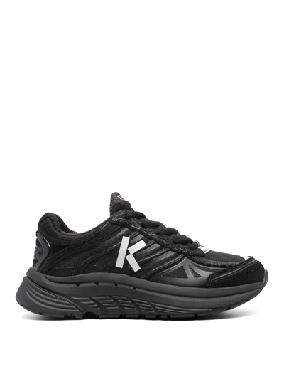 Kenzo Pace Lace-up Trainers In Black