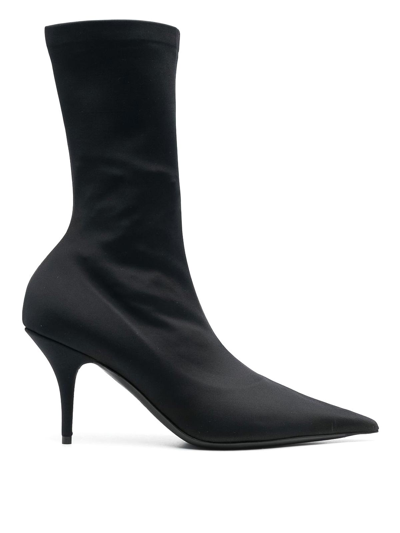 Balenciaga Knife 110mm Sock Boots In Black