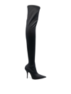 Balenciaga Knife Stretch Over-the-knee Stiletto Boots In Black
