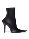 Balenciaga Witch 110 High Heel Ankle Boots In Black