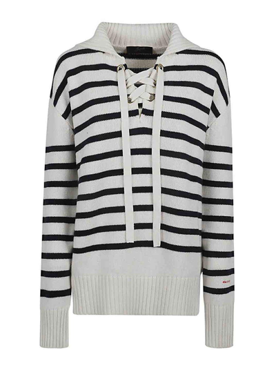 Seafarer Wool And Cashmere Blend Sweater In White