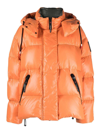 Peuterey Synthetic Fibers Down Jacket In Orange