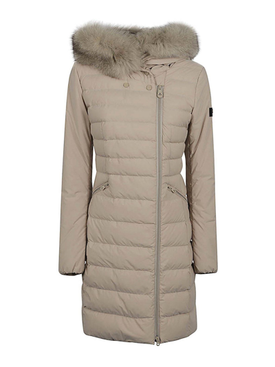 Peuterey Seriola Hooded Parka In Beige