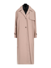 Rokh Beige Double Layer Trench Coat In Beige