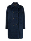 FAY DOUBLE-BREASTED WOOL BLEND COAT