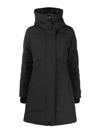 Canada Goose Rossclair Padded Hooded Parka In Negro